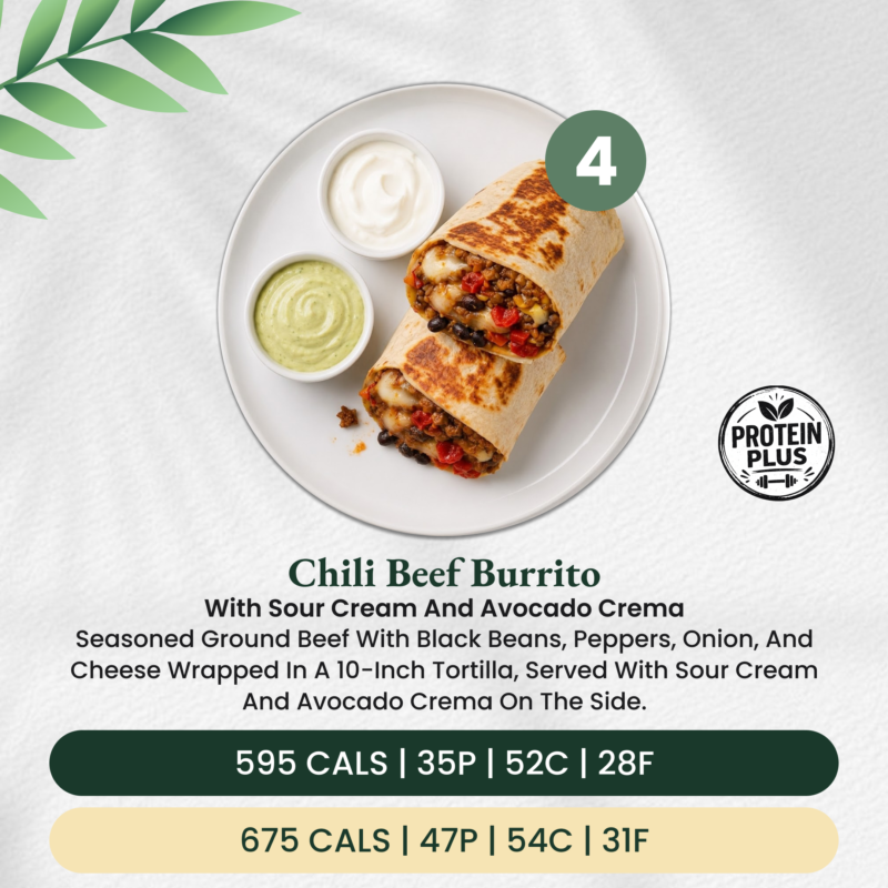 Chili Beef Burrito