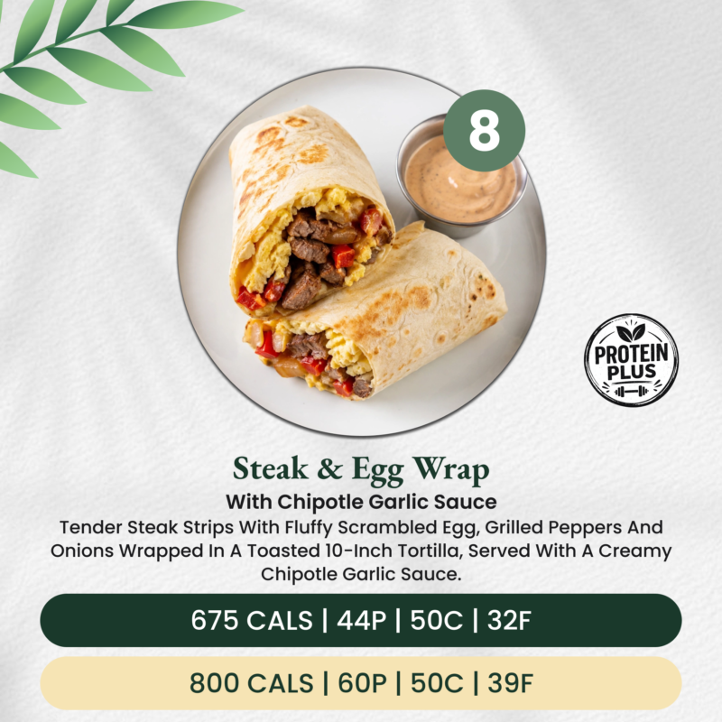 Steak & Egg Wrap